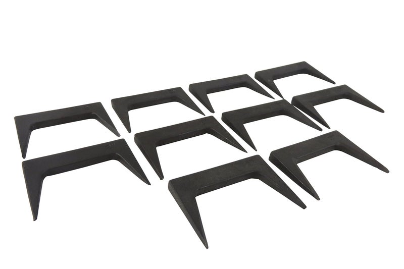 Taytools 500031 Pack of 10 Each 1-1/2 Inch Pinch Dogs with Square Back and Tapered Legs - Image 3